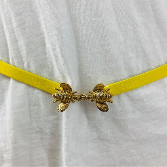 kate spade Accessories - Kate Spade / Bumble Bee Yellow Sizable Skinny Belt